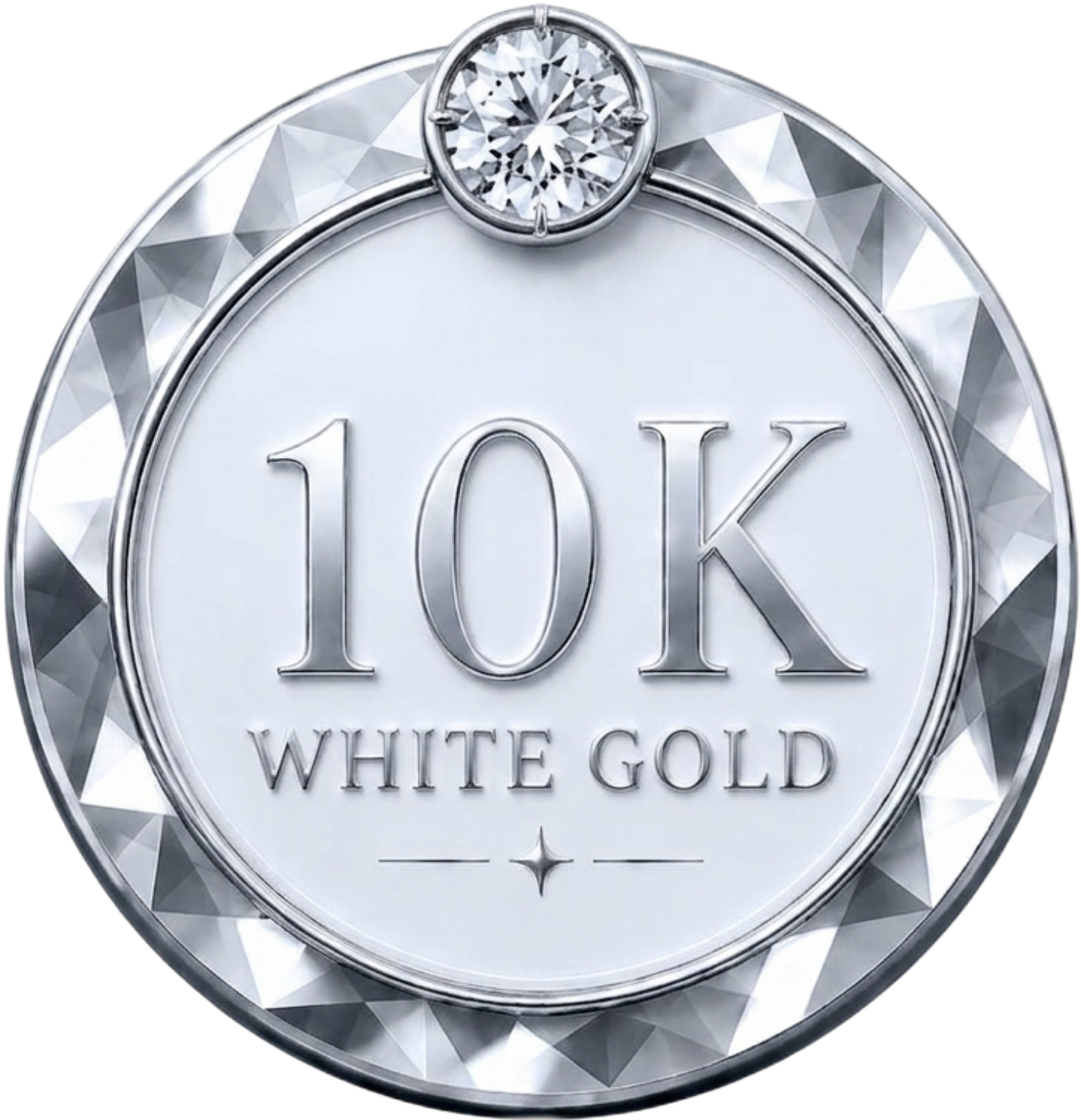 10K White Gold