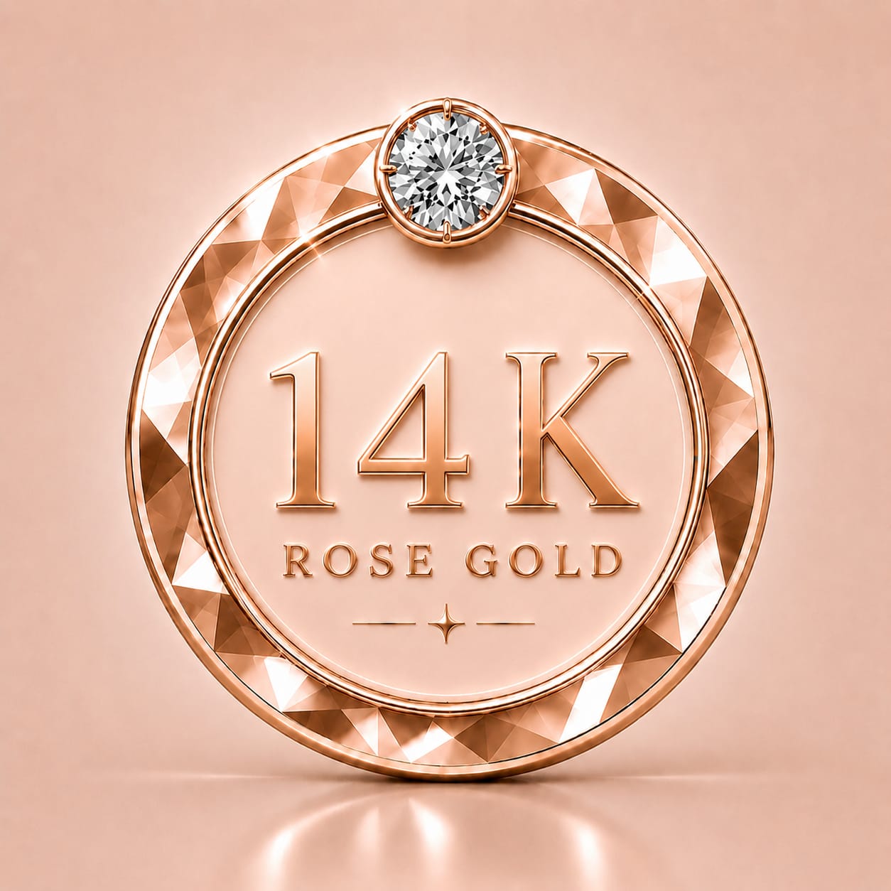 14K Rose Gold