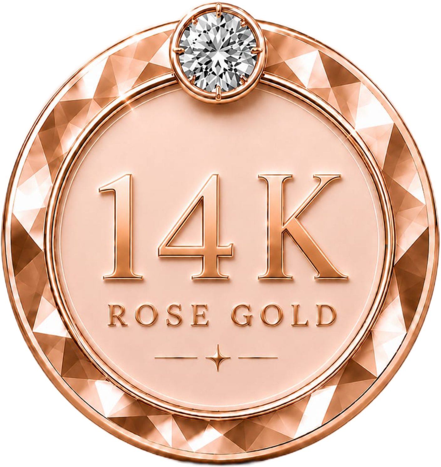 14K Rose Gold