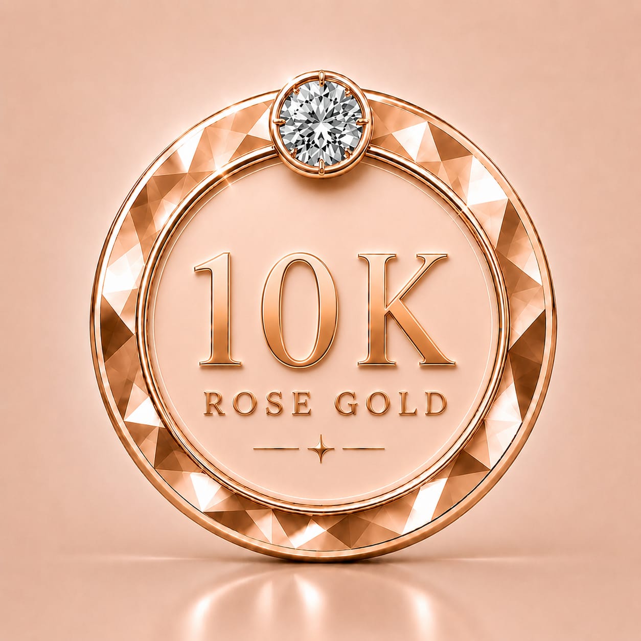 10K Rose Gold