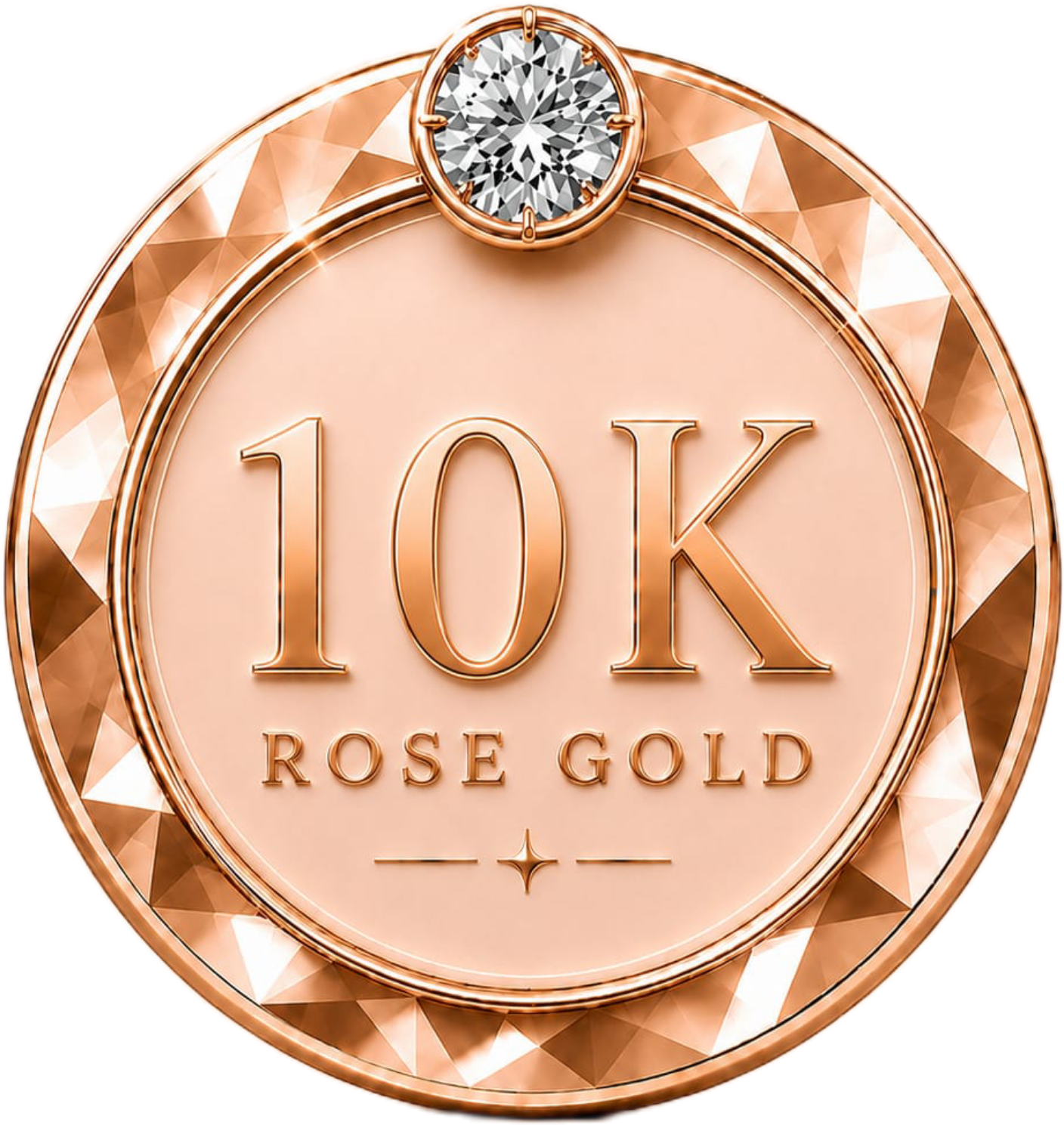 10K Rose Gold