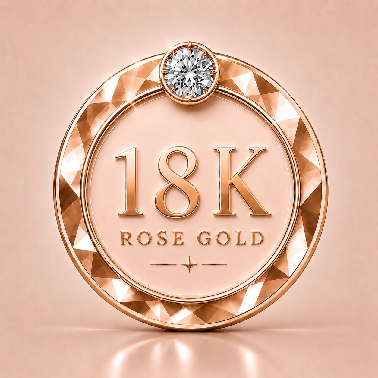 18K Rose Gold
