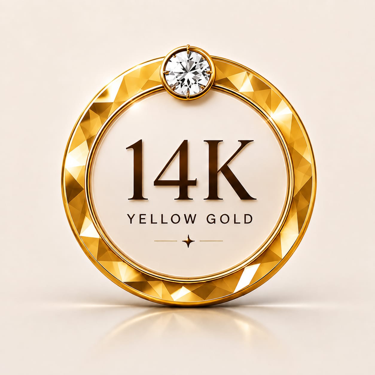 14K Yellow Gold