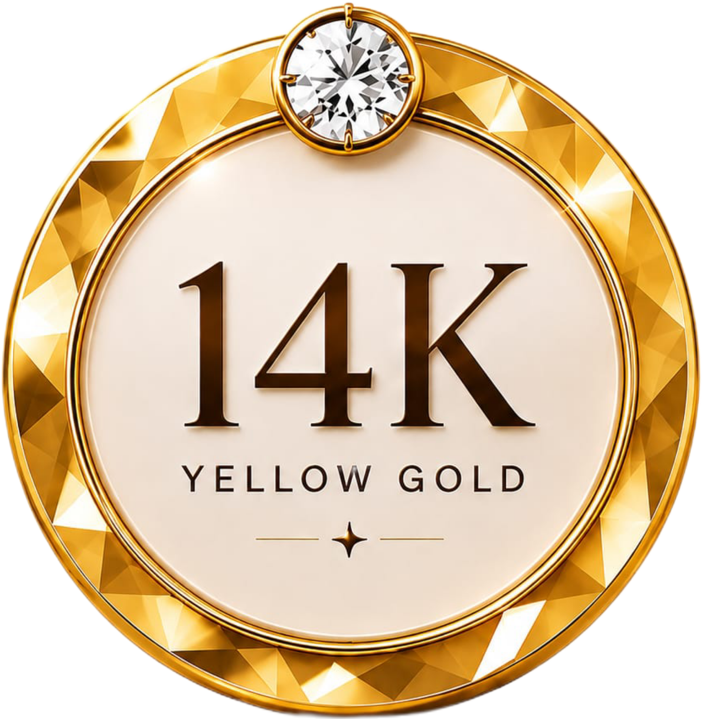 14K Yellow Gold