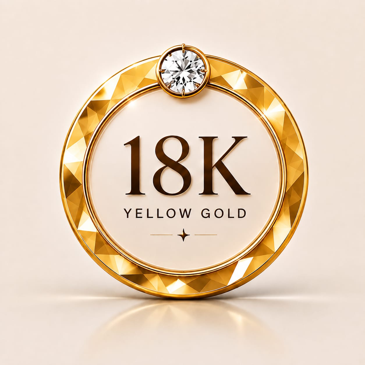 18K Yellow Gold